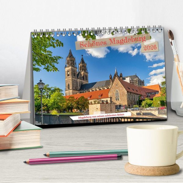 Produktbild: Sch&ouml;nes Magdeburg (Tischkalender 2026 DIN A5 quer), CALVENDO Monatskalender
