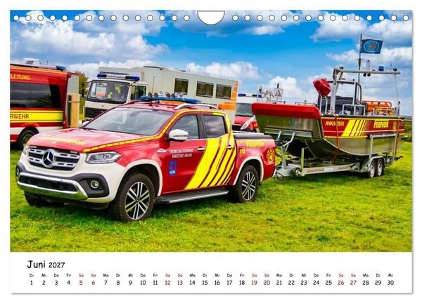 Produktbild: Blaulichttag, unsere Retter! (Wandkalender 2027 DIN A4 quer), CALVENDO Monatskalender