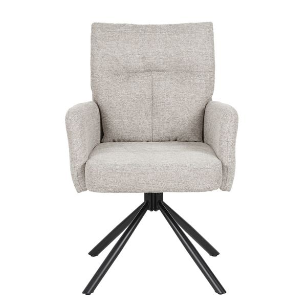 Produktbild: HTI-Living Drehstuhl Kyra beige 2er Drehstuhl Kyra beige 2er