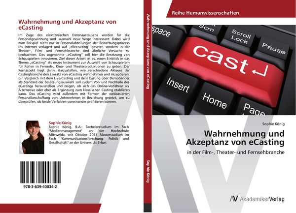 Produktbild: Wahrnehmung und Akzeptanz von eCasting