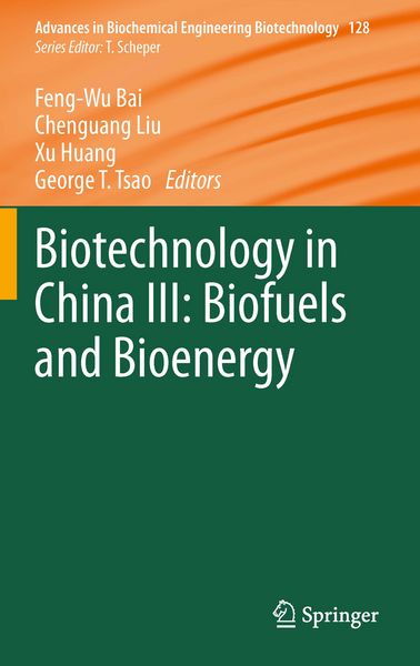 Produktbild: Biotechnology in China III: Biofuels and Bioenergy