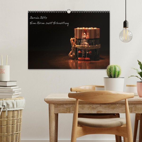 Produktbild: Bernie Blitz - Eine Birne sucht Erleuchtung (Wandkalender 2026 DIN A3 quer), CALVENDO Monatskalender