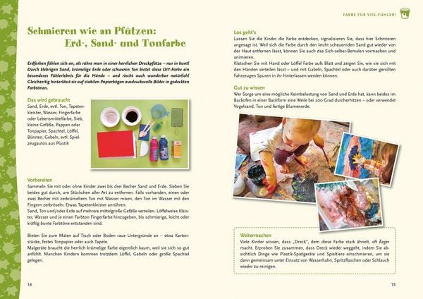 Produktbild: Spielen mit Krippenkindern: malen, matschen, kneten