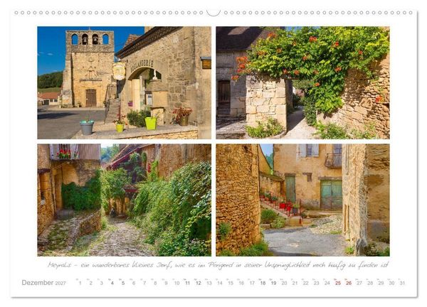 Produktbild: Sehnsucht Perigord - Frankreichs S&uuml;dwesten an der Dordogne (Wandkalender 2027 DIN A2 quer), CALVENDO Monatskalender