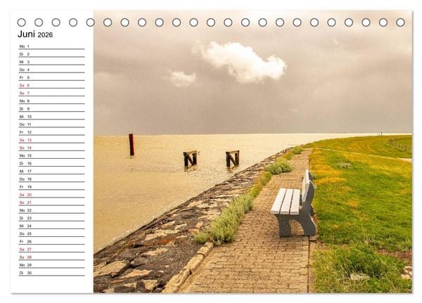 Produktbild: Hallig Hooge - Romantik Pur (Tischkalender 2026 DIN A5 quer), CALVENDO Monatskalender