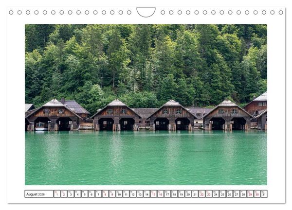 Produktbild: Morgen am K&ouml;nigssee - Spiegelungen und Stille (Wandkalender 2026 DIN A4 quer), CALVENDO Monatskalender