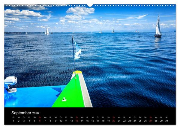 Produktbild: Bodensee-Schiffe und Boote (hochwertiger Premium Wandkalender 2026 DIN A2 quer), Kunstdruck in Hochglanz
