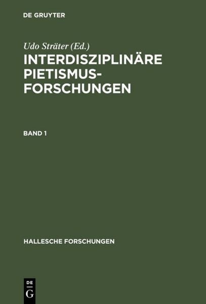 Produktbild: Interdisziplin&auml;re Pietismusforschungen