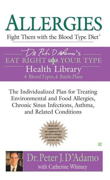 Produktbild: Allergies: Fight Them with the Blood Type Diet