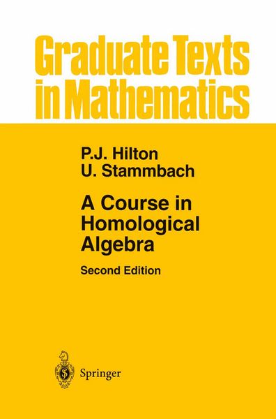 Produktbild: A Course in Homological Algebra