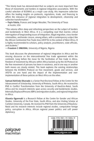 Produktbild: ECOWAS Protocol on Free Movement and the AfCFTA in West Africa