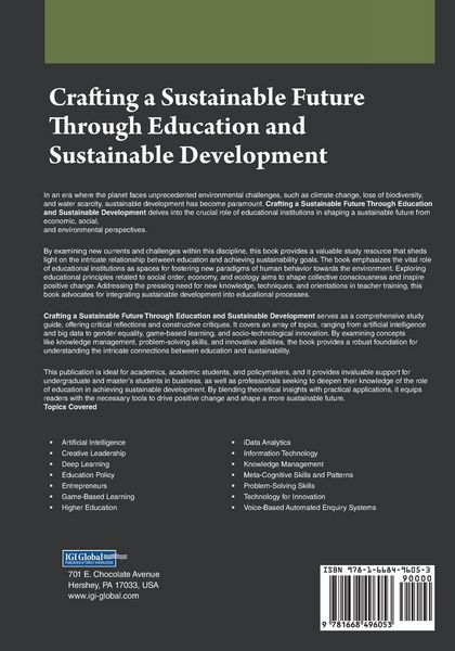 Produktbild: Crafting a Sustainable Future Through Education and Sustainable Development