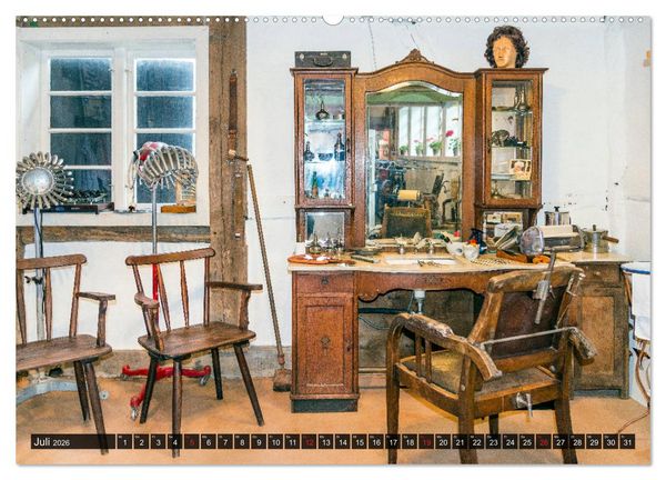 Produktbild: Traditionelles Handwerk, Werkst&auml;tten und Werkb&auml;nke im Focus (Wandkalender 2026 DIN A2 quer), CALVENDO Monatskalender