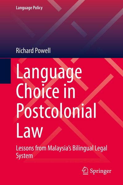 Produktbild: Language Choice in Postcolonial Law
