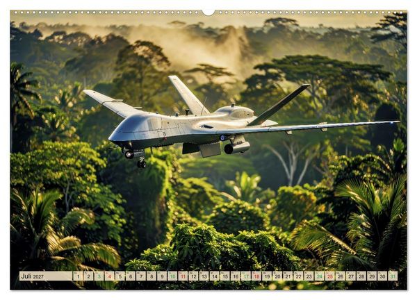 Produktbild: Drohnen - Weltweit (Wandkalender 2027 DIN A2 quer), CALVENDO Monatskalender