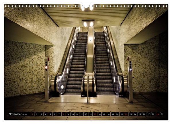 Produktbild: U-Bahn-Stationen Hannover (Wandkalender 2026 DIN A3 quer), CALVENDO Monatskalender