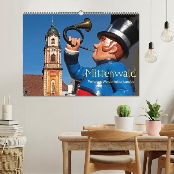 Produktbild: Mittenwald - Perle des Werdenfelser Landes (Wandkalender 2027 DIN A2 quer), CALVENDO Monatskalender
