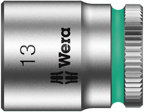 'Wera 8790 HMA 05003512001 Außen-Sechskant Steckschlüsseleinsatz 13mm 1/4' (6.3 mm)'