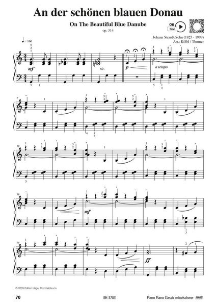 Produktbild: Piano Piano Classic mittelschwer