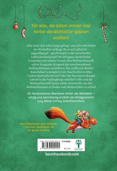 Produktbild: Der Weihnachtszw&ouml;lf - Durch die Wichtelt&uuml;r ins Abenteuer