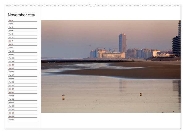 Produktbild: Belgium in pictures (High Quality Premium Wall Calendar 2026 DIN A2 landscape),CALVENDO 12 Month Wall Calendar