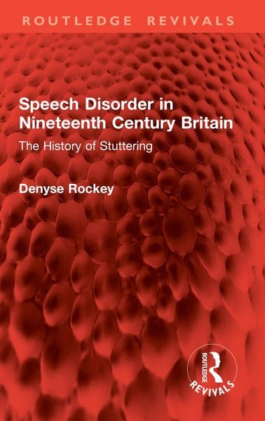 Produktbild: Speech Disorder in Nineteenth Century Britain