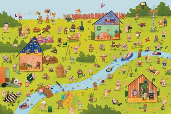 Produktbild: Viele freche Ferkel - Ein Pappbilderbuch voller niedlicher Haus- und Wildschweinchen