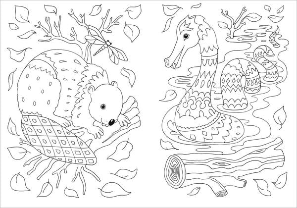 Produktbild: Glitzer-Sticker Malbuch. Magische Tiere