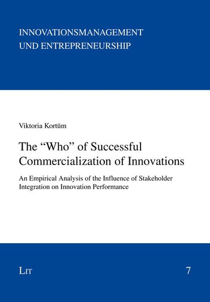Produktbild: Kort&uuml;m, V: "Who" of Successful Commercialization
