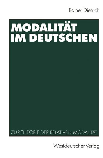 Produktbild: Modalit&auml;t im Deutschen