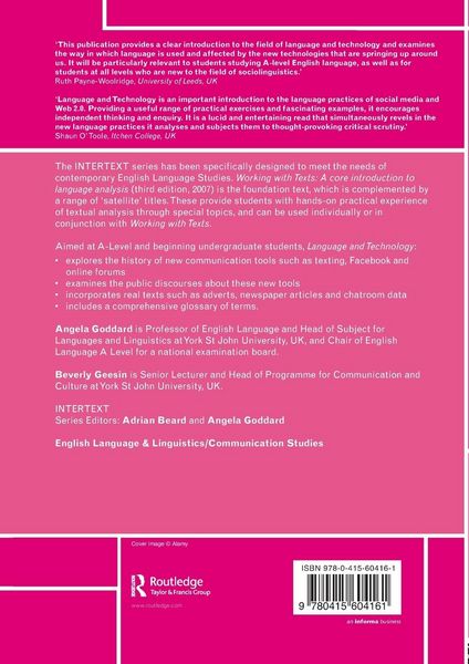 Produktbild: Language and Technology