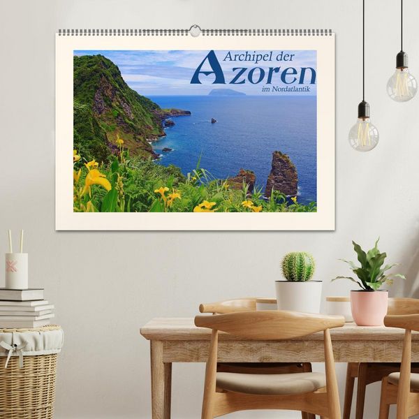 Produktbild: Archipel der Azoren im Nordatlantik (Wandkalender 2026 DIN A2 quer), CALVENDO Monatskalender