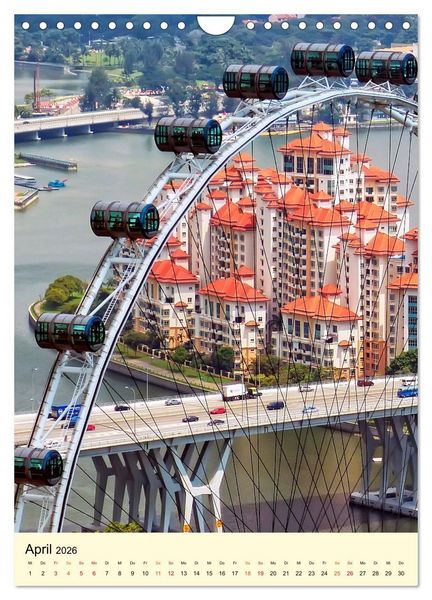 Produktbild: Riesenrad - hoch hinaus (Wandkalender 2026 DIN A4 hoch), CALVENDO Monatskalender