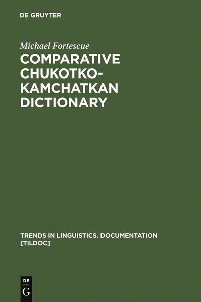 Produktbild: Comparative Chukotko-Kamchatkan Dictionary