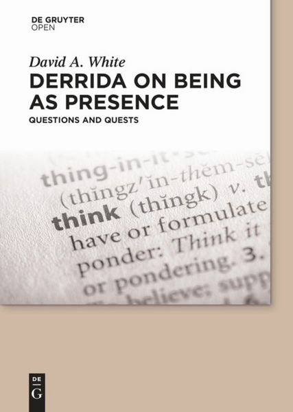 Produktbild: Derrida on Being as Presence