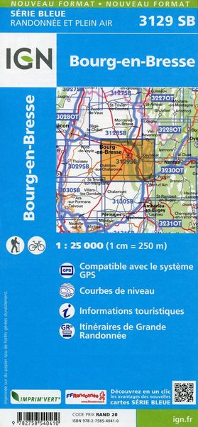 Produktbild: Bourg-en-Bresse 1:25 000