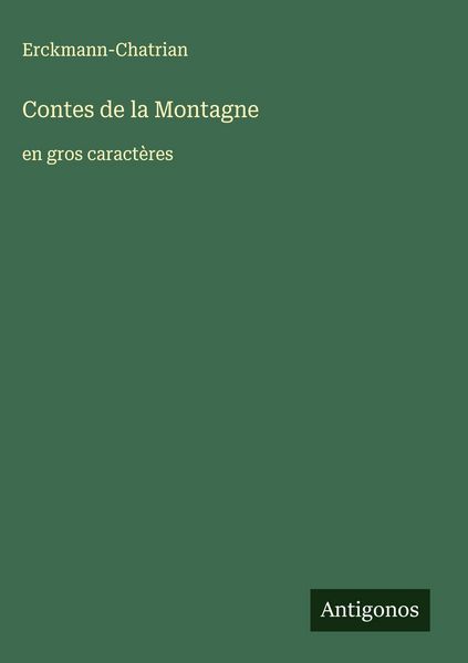 Produktbild: Contes de la Montagne