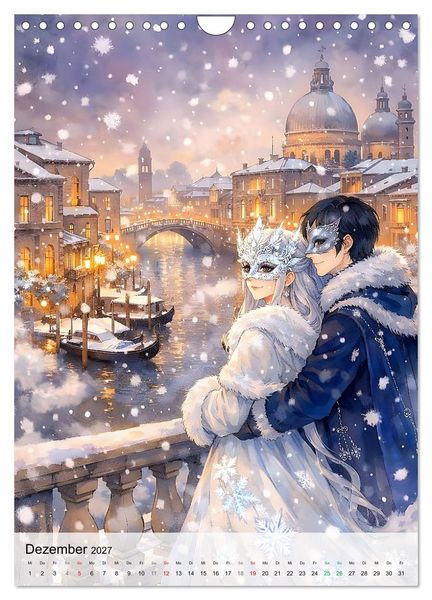 Produktbild: Venezianische Tr&auml;ume (Wandkalender 2027 DIN A4 hoch), CALVENDO Monatskalender