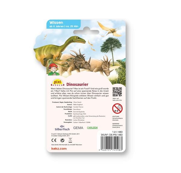 Produktbild: Pixi Wissen - Kekz 1: Dinosaurier