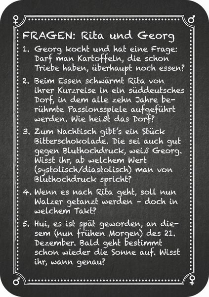 Produktbild: Kneipenquiz P&auml;rchenabend