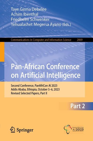 Produktbild: Pan-African Conference on Artificial Intelligence