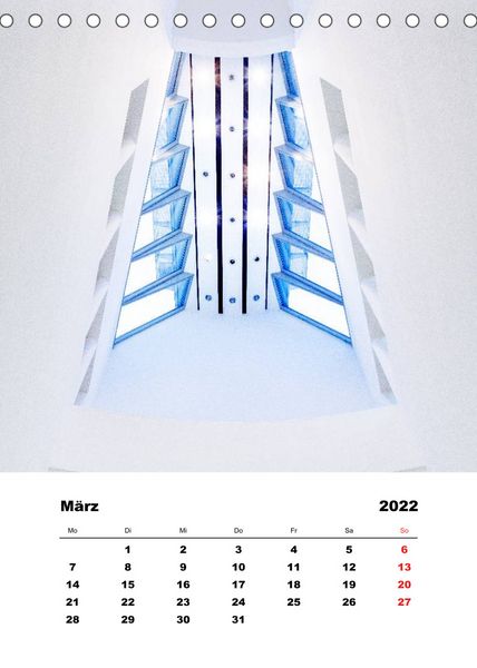 Produktbild: Minimalistische Architektur (Tischkalender 2022 DIN A5 hoch)