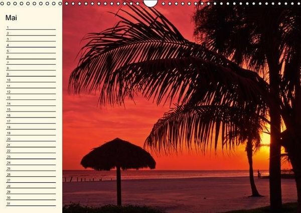Produktbild: Immerw&auml;hrender Geburtstagskalender &ndash; Beautiful Sunsets (Wandkalender immerw&auml;hrend DIN A3 quer)