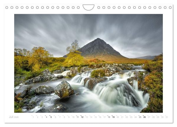 Produktbild: Schottland - Ein Roadtrip durch die herbstlichen Highlands (Wandkalender 2026 DIN A4 quer), CALVENDO Monatskalender