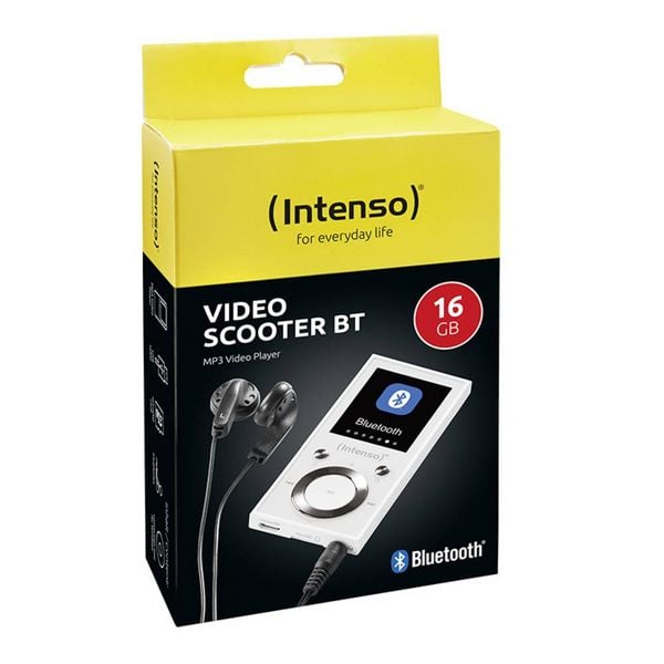 Produktbild: Intenso Video Scooter MP3-Player 16GB Wei&szlig; Bluetooth&reg;