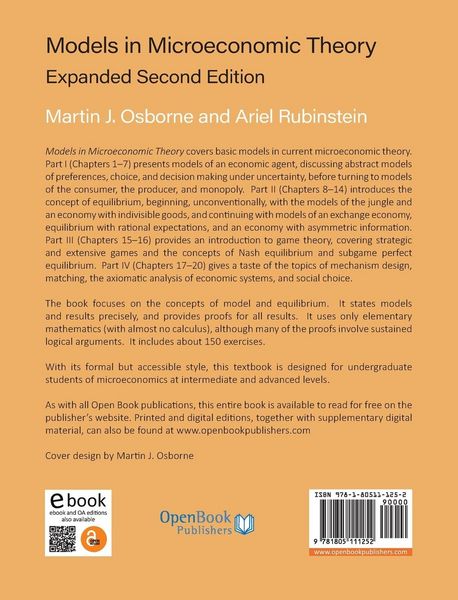 Produktbild: Models in Microeconomic Theory
