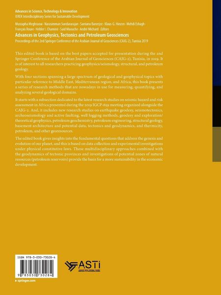 Produktbild: Advances in Geophysics, Tectonics and Petroleum Geosciences