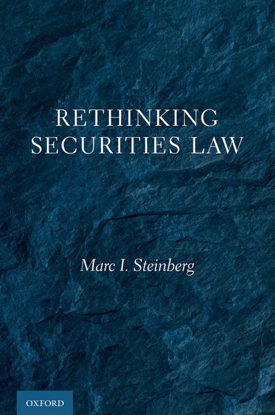 Produktbild: Rethinking Securities Law