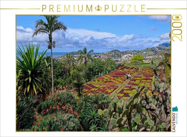 CALVENDO Puzzle Ein Motiv aus dem Kalender Madeiras Blütenzauber | 2000 Teile Lege-Größe 90x67cm Foto-Puzzle für glückliche Stunden