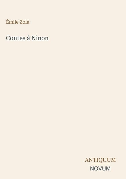 Produktbild: Contes &agrave; Ninon